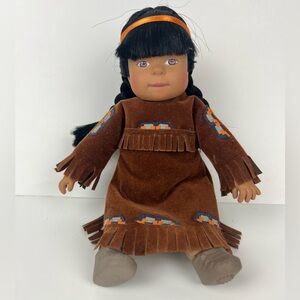 Native American Doll With Native American Clothing